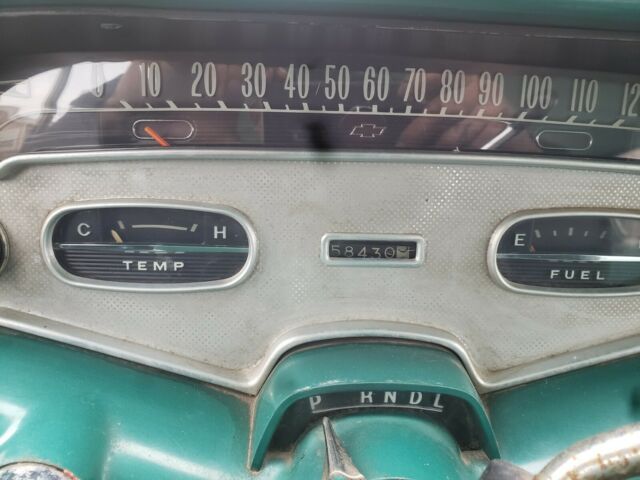 1958 Blue Chevrolet Del Ray Coupe