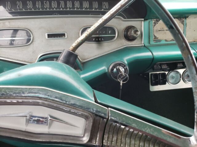 1958 Blue Chevrolet Del Ray Coupe