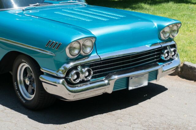 1958 Blue Chevrolet Del Ray Coupe