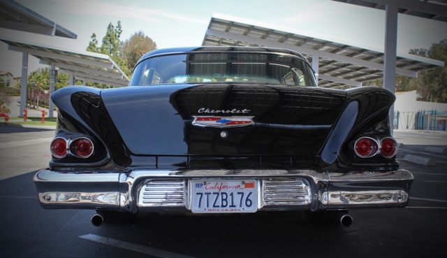 1958 TRIPPLE BLACK Chevrolet DELRAY RESTOMOD 2door