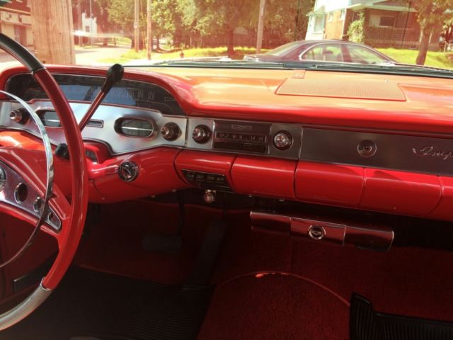 1958 Black Chevrolet Impala Convertible