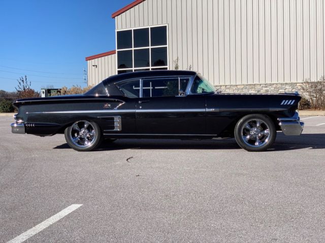 1958 Black Chevrolet Impala Coupe