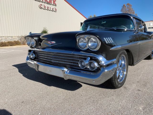 1958 Black Chevrolet Impala Coupe