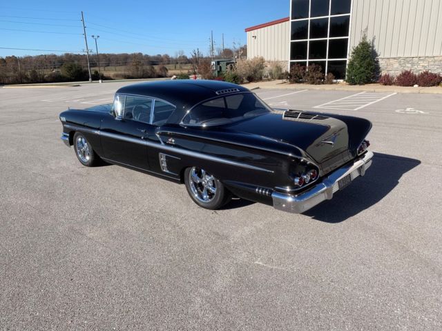 1958 Black Chevrolet Impala Coupe