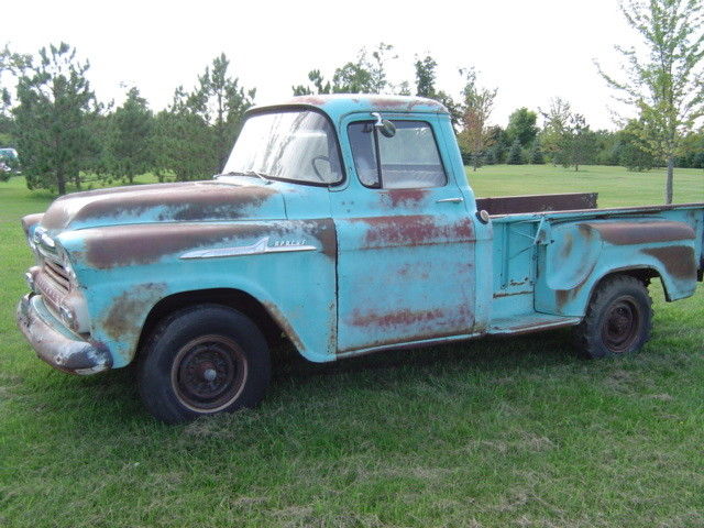 1958 Teal Chevrolet Other Pickups