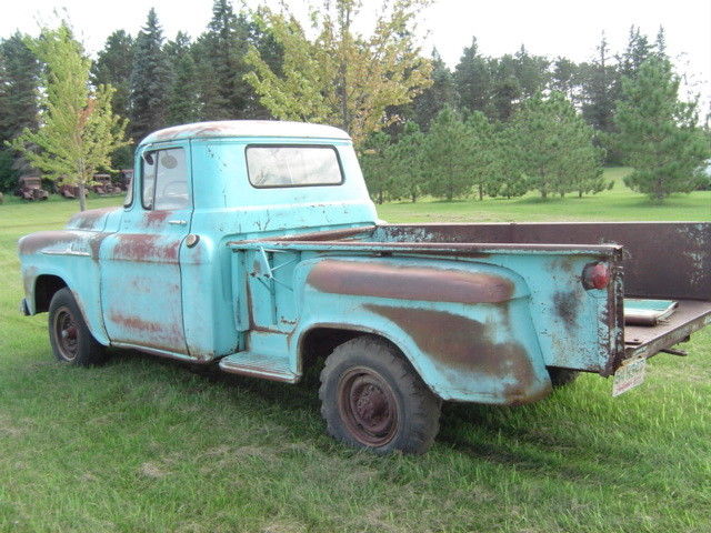 1958 Teal Chevrolet Other Pickups