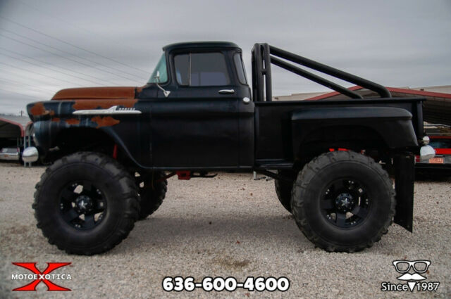 1958 Black Chevrolet 3100 Custom