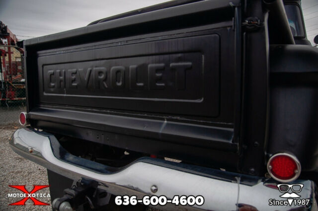 1958 Black Chevrolet 3100 Custom
