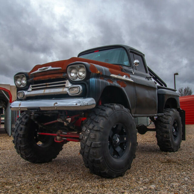 1958 Black Chevrolet 3100 Custom