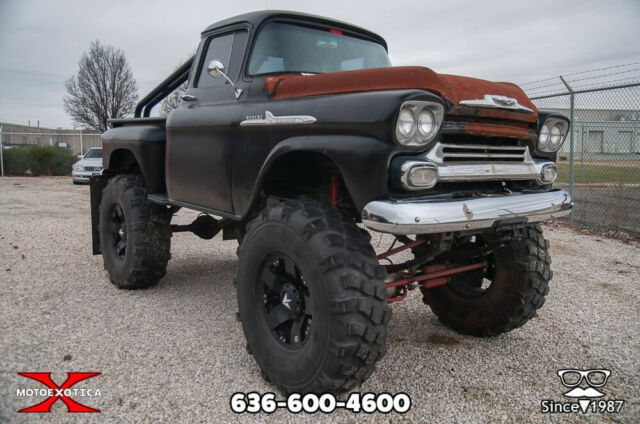 1958 Black Chevrolet 3100 Custom