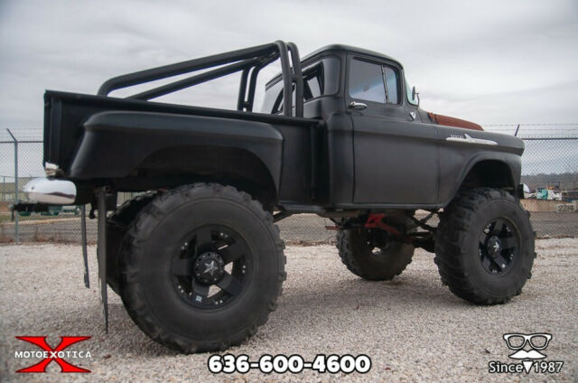 1958 Black Chevrolet 3100 Custom