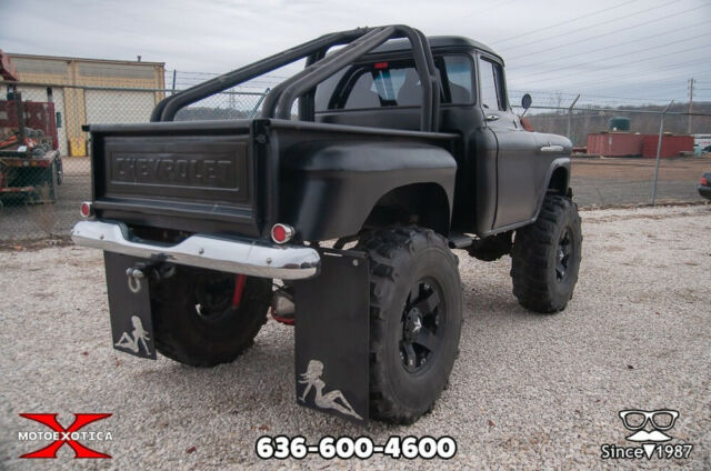 1958 Black Chevrolet 3100 Custom
