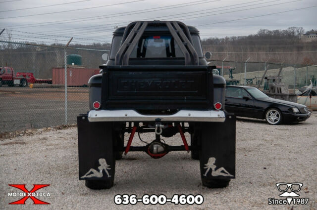 1958 Black Chevrolet 3100 Custom