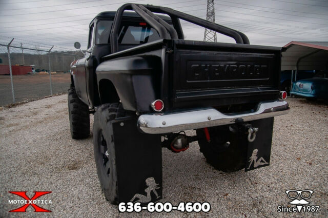 1958 Black Chevrolet 3100 Custom