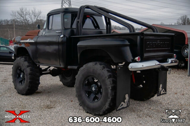 1958 Black Chevrolet 3100 Custom