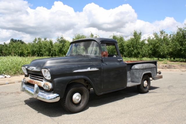 1958 Black Chevrolet Other Pickups Standard Cab Pickup