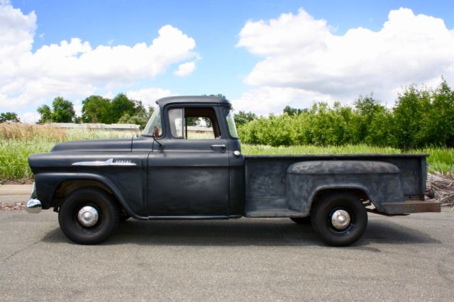 1958 Black Chevrolet Other Pickups Standard Cab Pickup