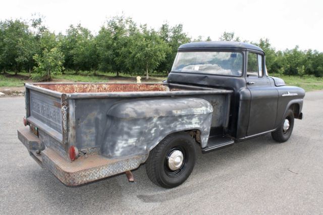 1958 Black Chevrolet Other Pickups Standard Cab Pickup