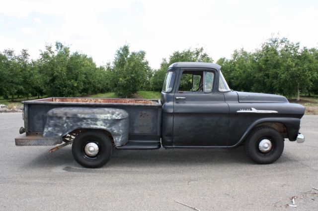 1958 Black Chevrolet Other Pickups Standard Cab Pickup