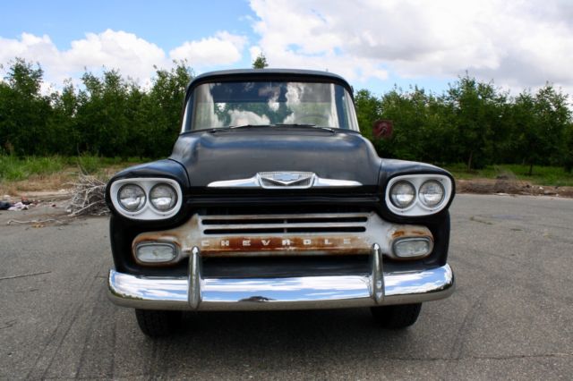 1958 Black Chevrolet Other Pickups Standard Cab Pickup