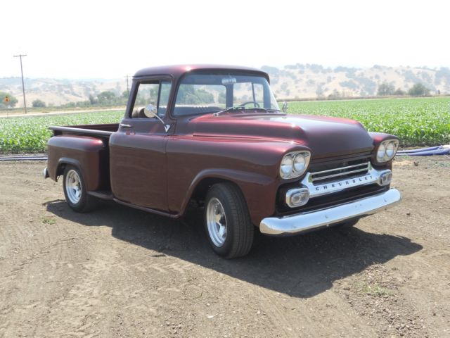 1958 Burgundy Chevrolet Other Pickups