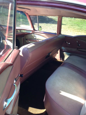 1958 Burgundy & White 2 Tone Chevrolet Bel Air/150/210