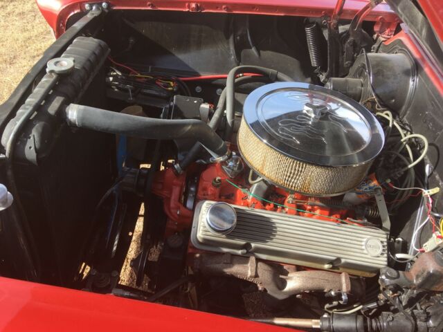 1958 Red Ford Mustang Coupe