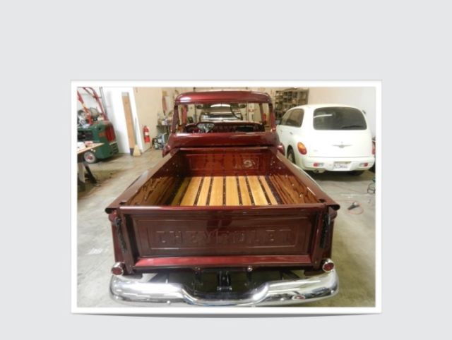 1958 Burgundy Chevrolet Other Pickups