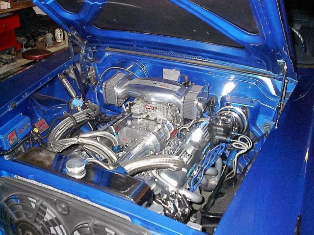 1958 Blue Chevrolet Impala Coupe