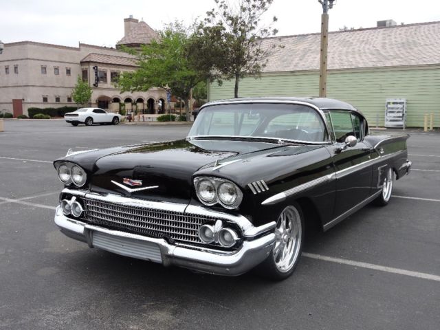 1958 Black Chevrolet Impala Coupe