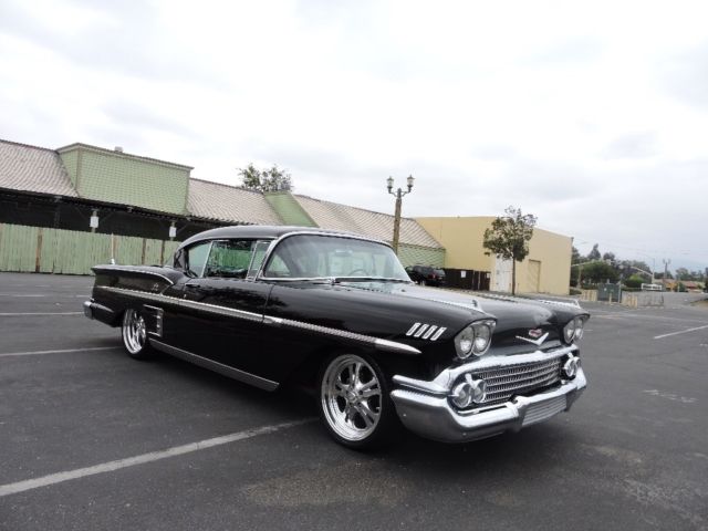1958 Black Chevrolet Impala Coupe