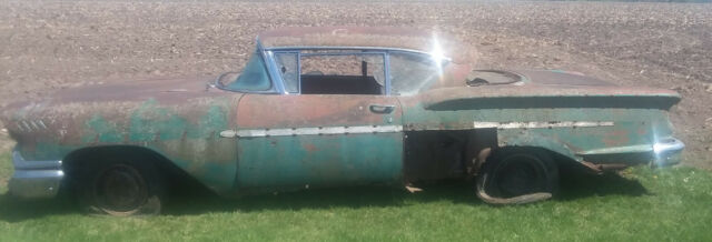 1958 Green Chevrolet Impala Coupe