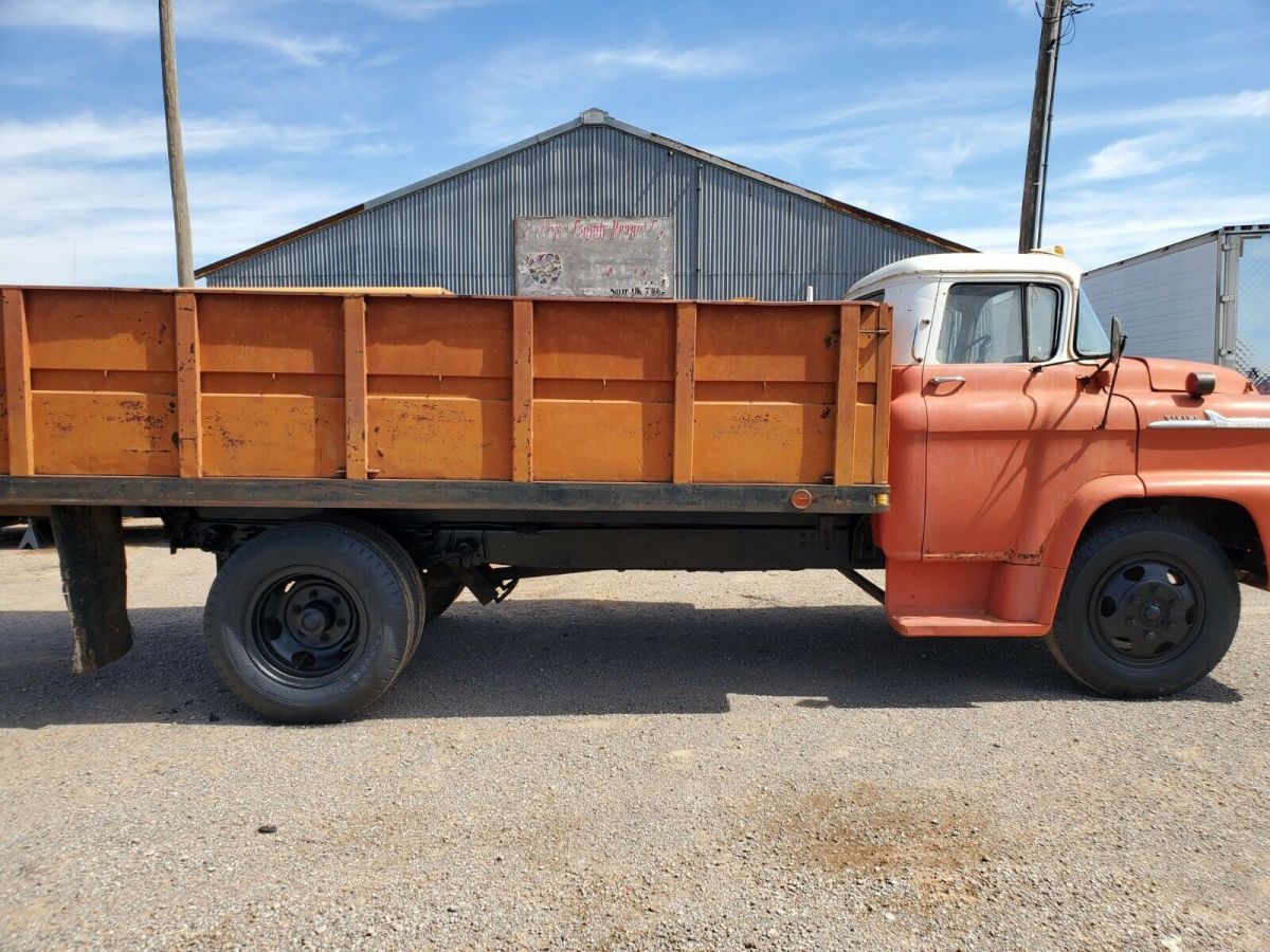 1958 Orange Chevrolet Chevy