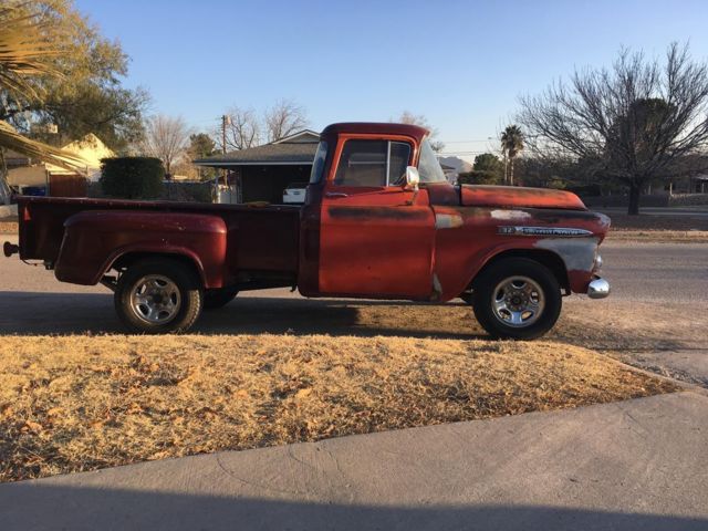 1958 Orange Chevrolet Other Pickups Standard Cab Pickup