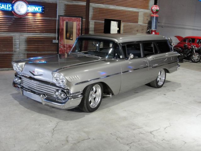 1958 Gray Chevrolet Yeoman 2 door