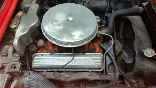 1958 Red Chevrolet Corvette