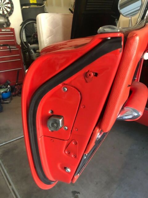 1958 Red Chevrolet Corvette Convertible