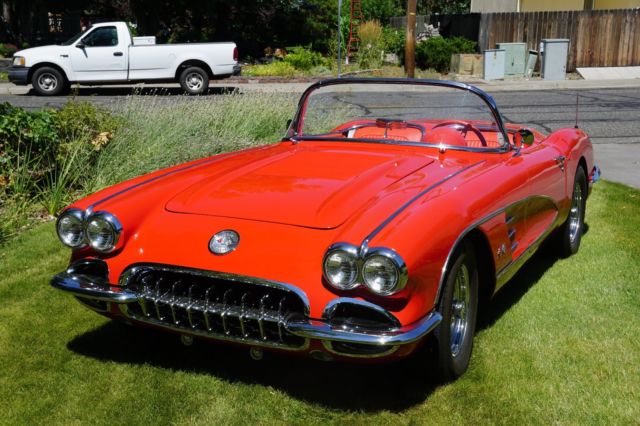 1958 Signet Red Chevrolet Corvette Convertible