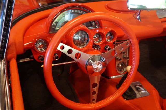 1958 Signet Red Chevrolet Corvette Convertible