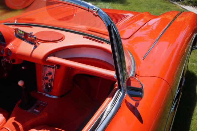1958 Signet Red Chevrolet Corvette Convertible