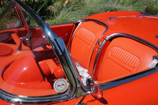 1958 Signet Red Chevrolet Corvette Convertible