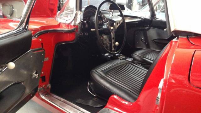 1958 Red Chevrolet Corvette Convertible