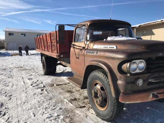 1958 Black Dodge Grain Truck