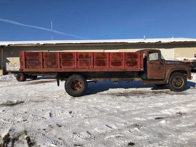 1958 Black Dodge Grain Truck