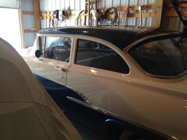 1958 blue and white Ford Other Coupe