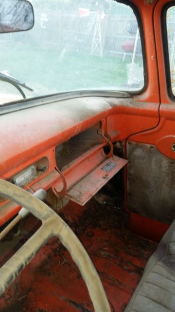 1958 Yellow Ford F-100 Crew Cab Pickup