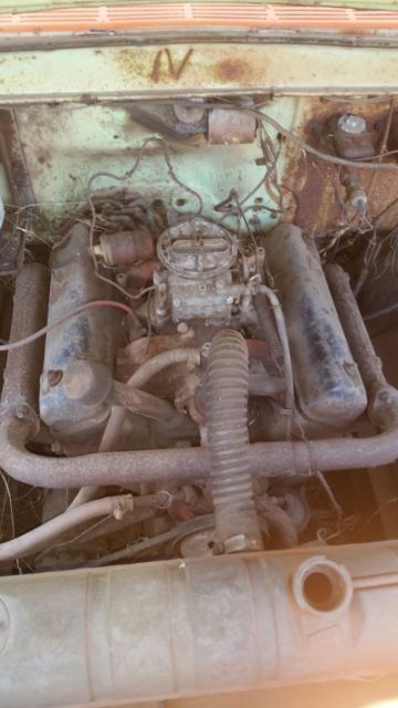 1958 Yellow Ford F-100 Crew Cab Pickup