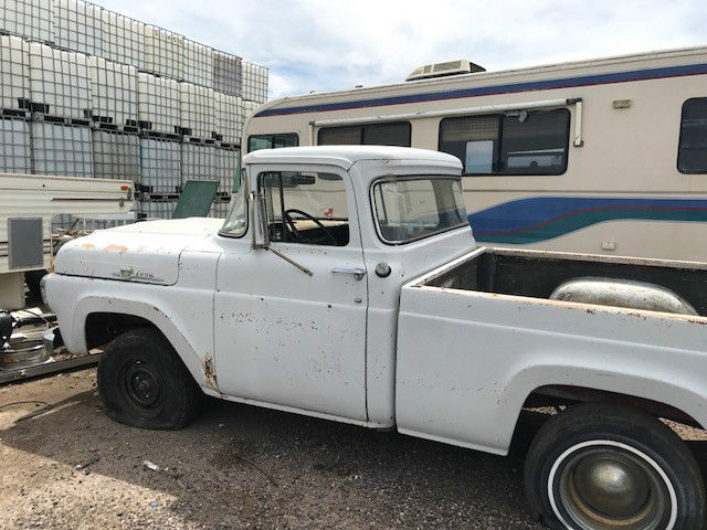 1958 Gray Ford F-100