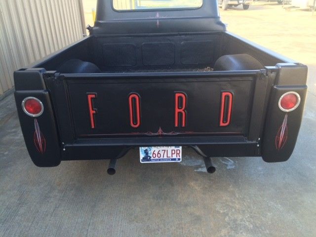 1958 Black Ford F-100 Standard Cab Pickup