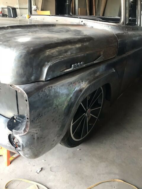 1958 bare metal Ford F-100